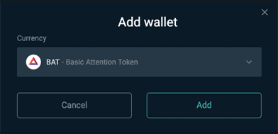 How do I create a new wallet?