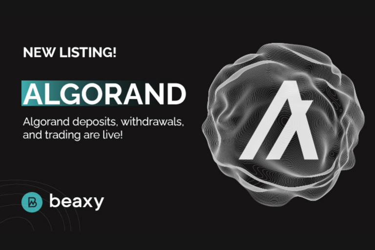 NEW Listing on Beaxy | Algorand (ALGO)